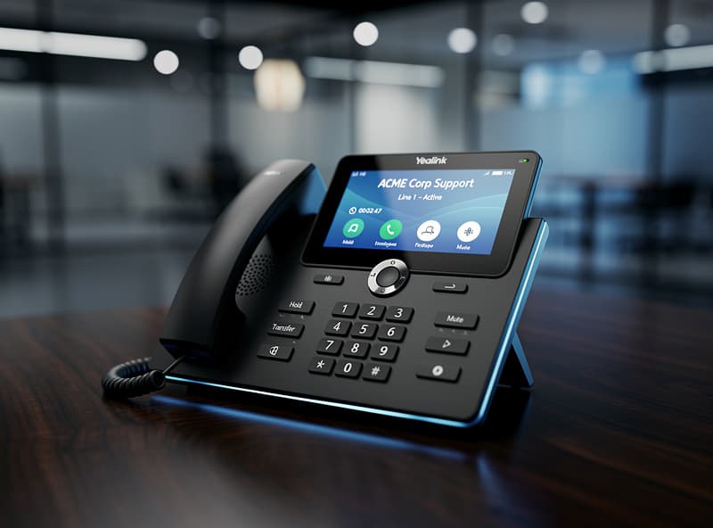 REMAC Enterprises VoIP Phone System for Chicago businesses showing modern office communications